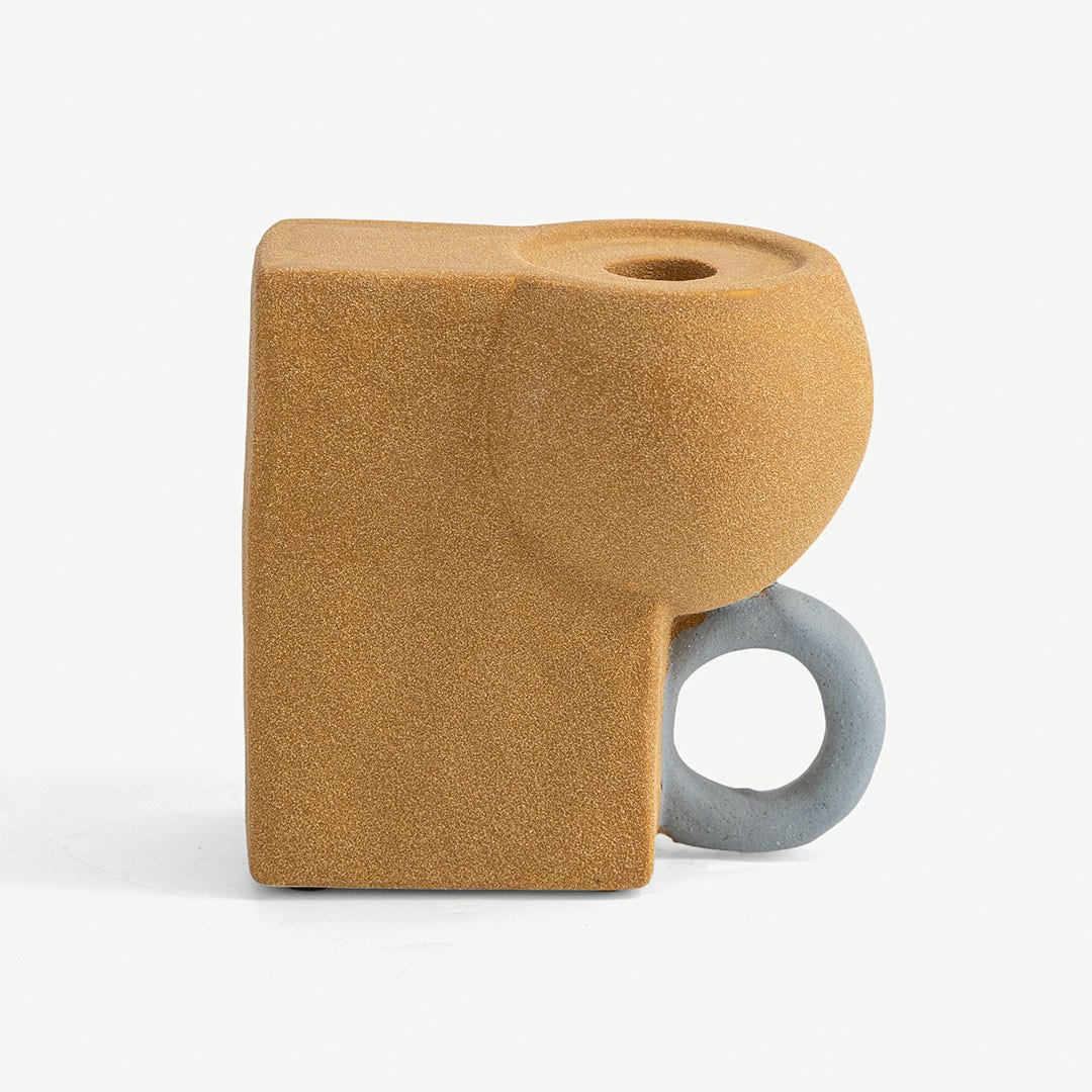 Chelton Ceramic Candle Holder - S