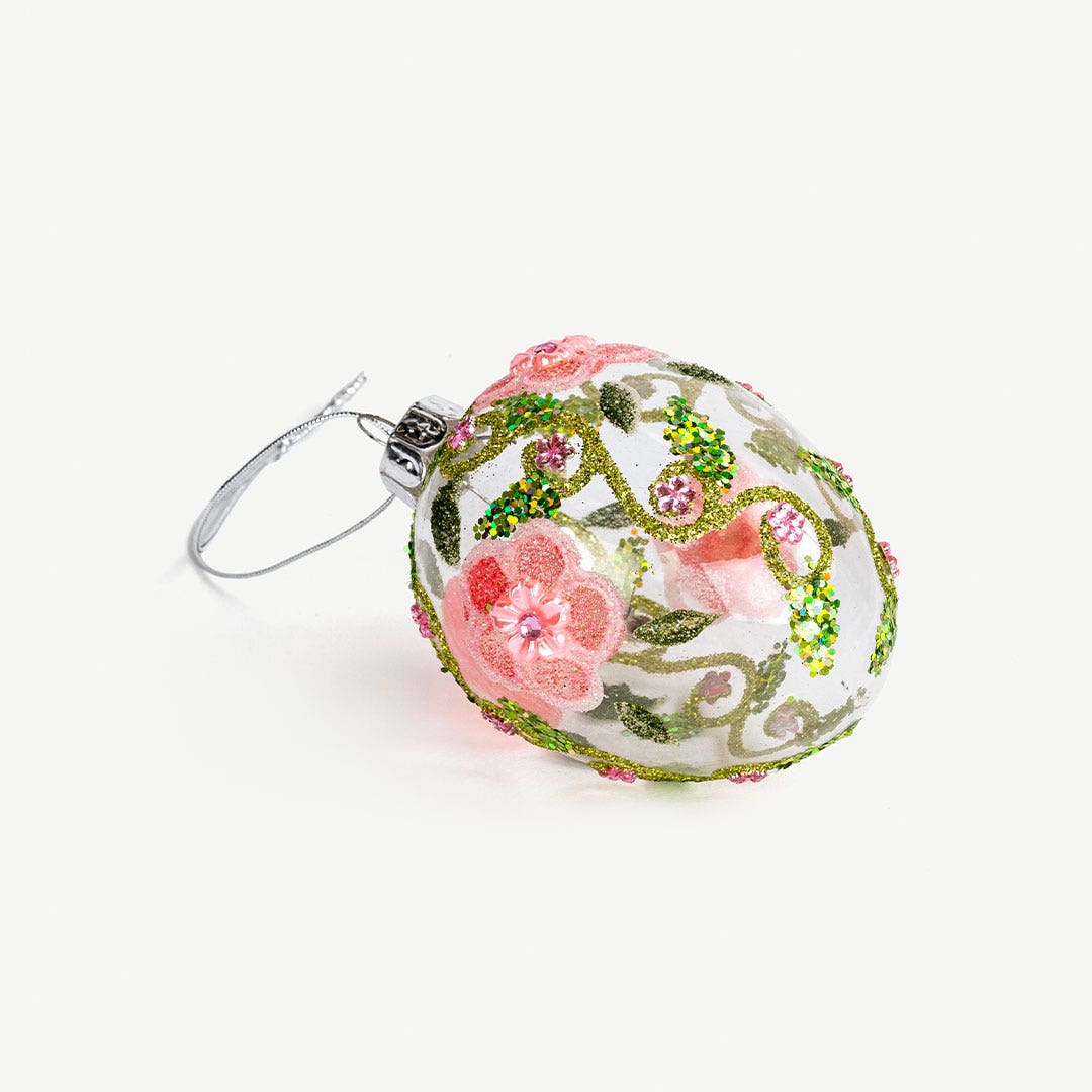 كرات زينة كريسماس - وردي فاتح