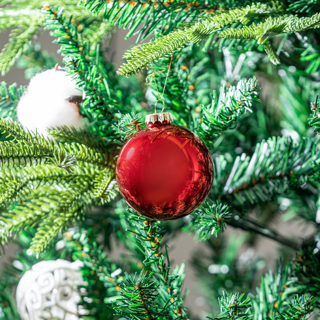 Christmas Ball Set Of 100pcs -Red