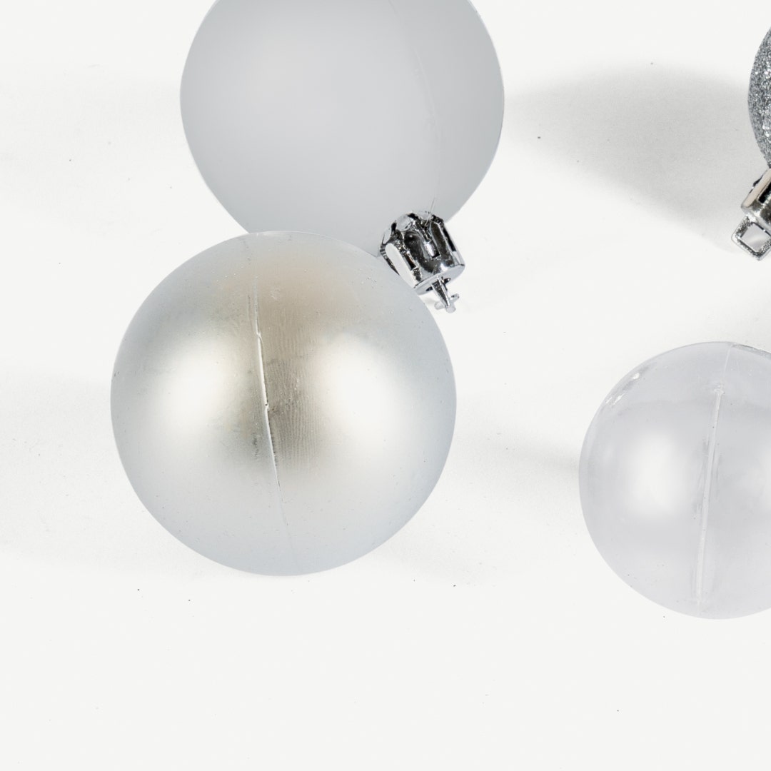 Christmas Ball Set Of 100pcs -Silver