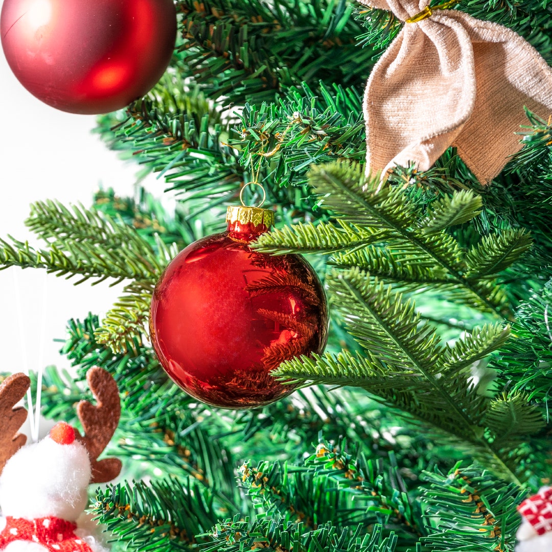 Christmas Balls 70mm -Red