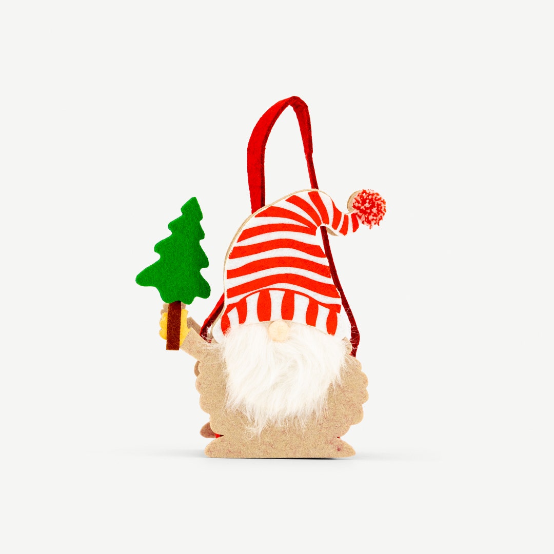 Christmas Basket Gnome -17cm