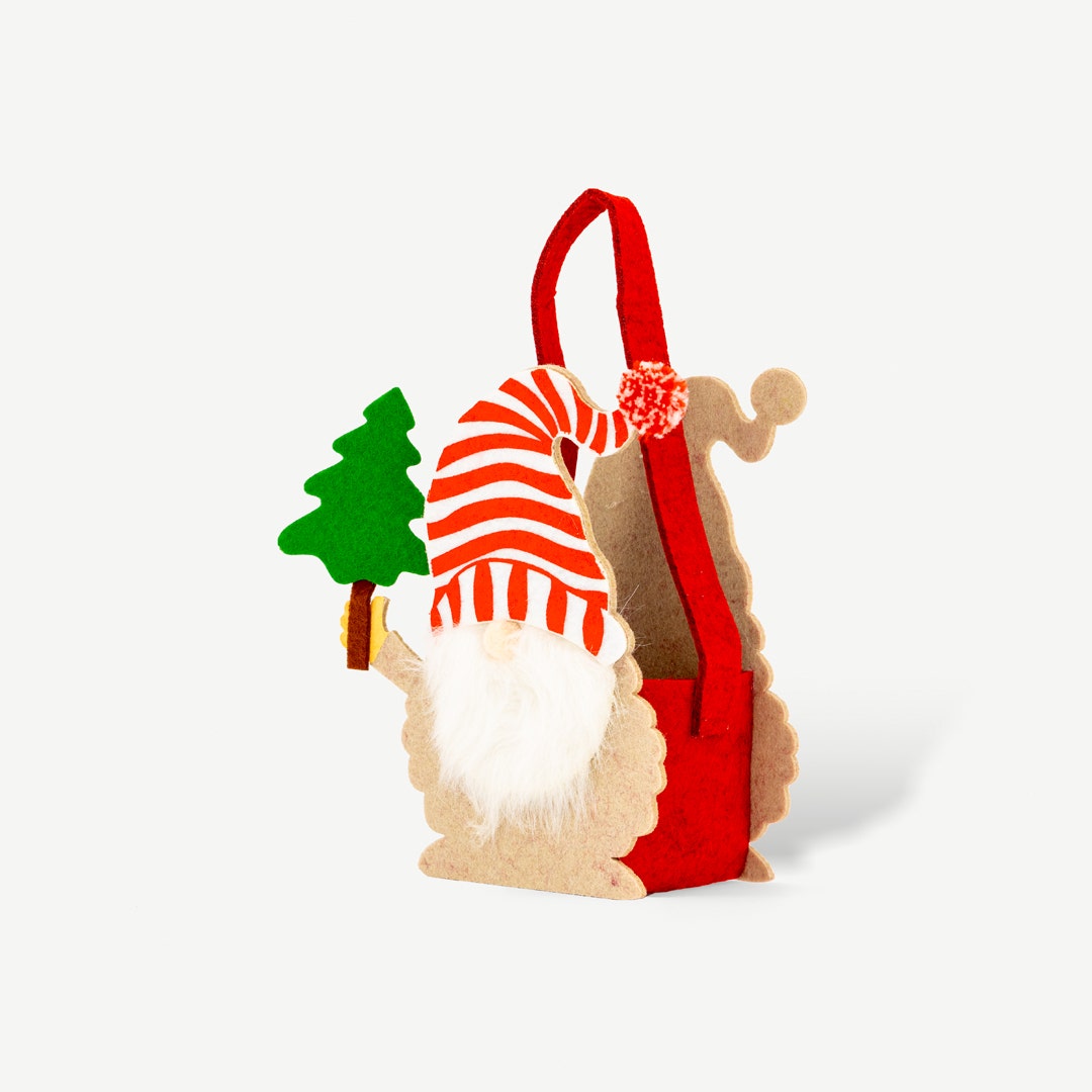 Christmas Basket Gnome -17cm