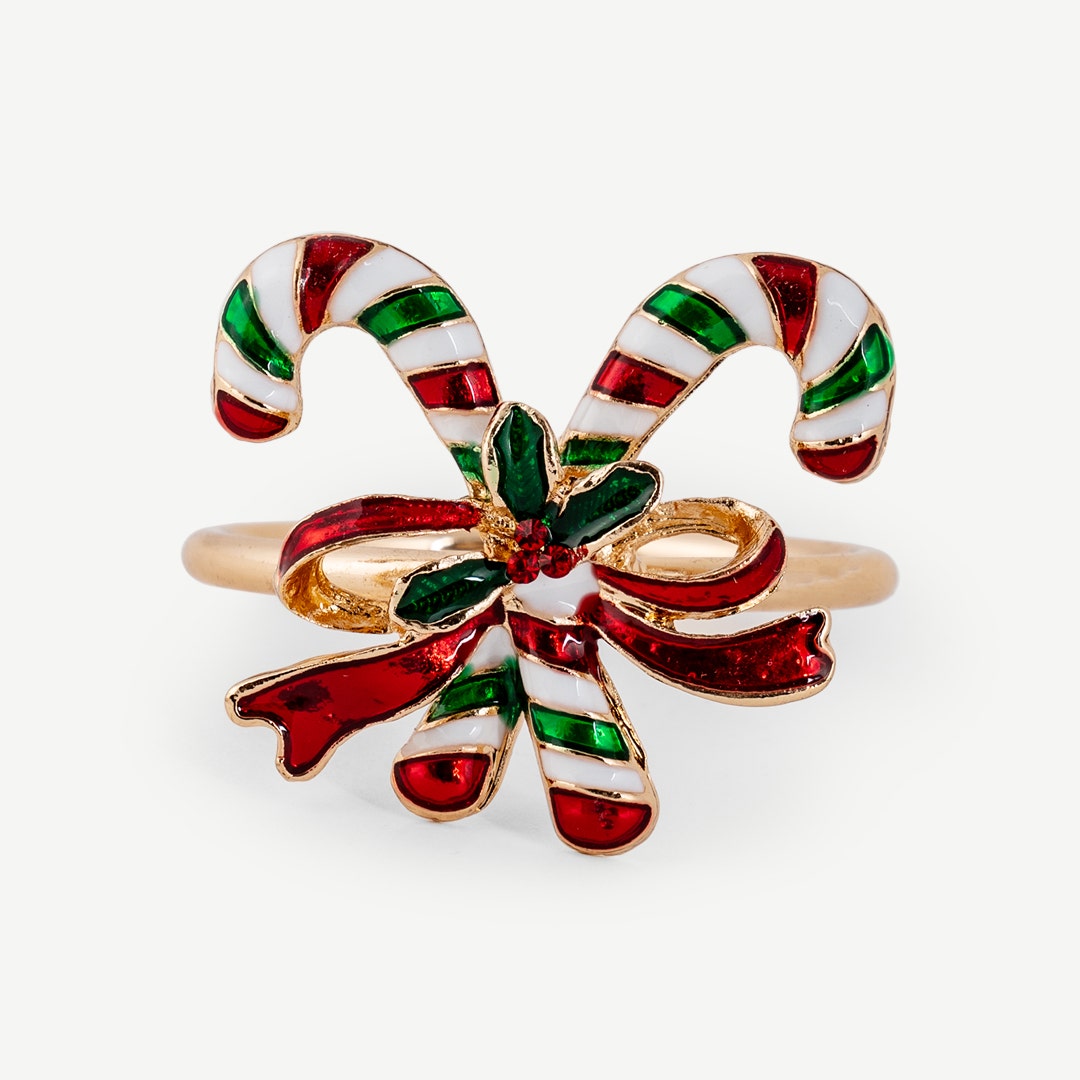 Buy Christmas Cane Napkin Ring Online at Best Price in UAE OC Home