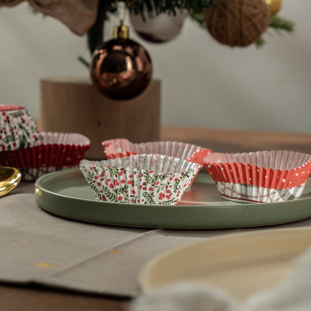 Christmas Cupcake Liner Set of 100pcs