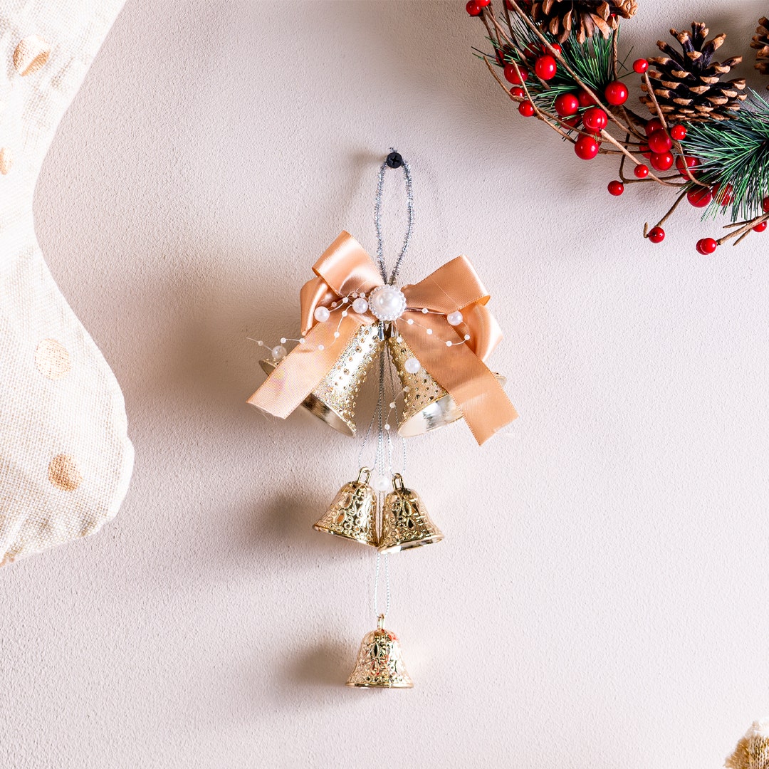 Christmas Décor Bell Champagne