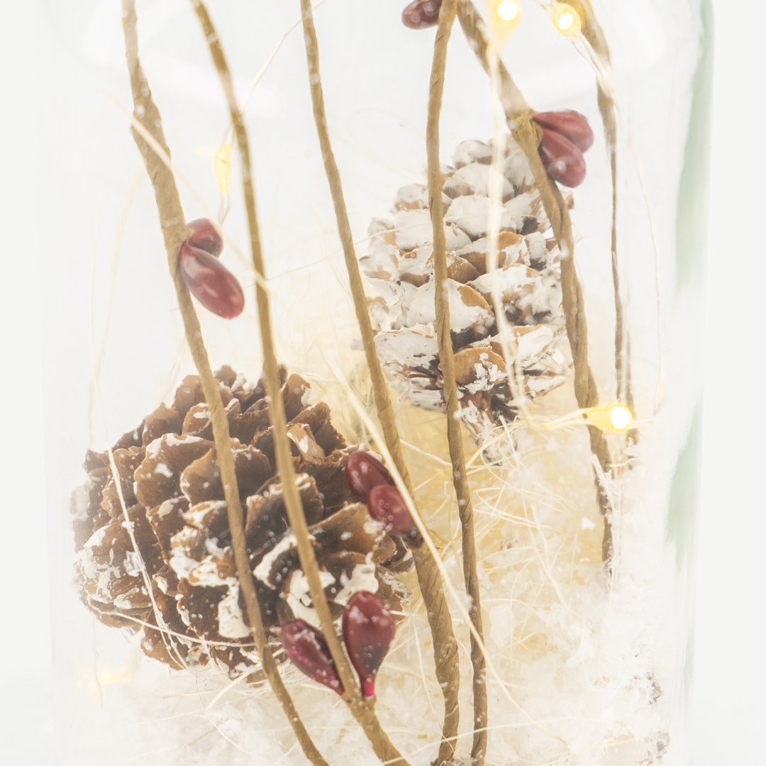 Christmas Decor Bottle -14cm