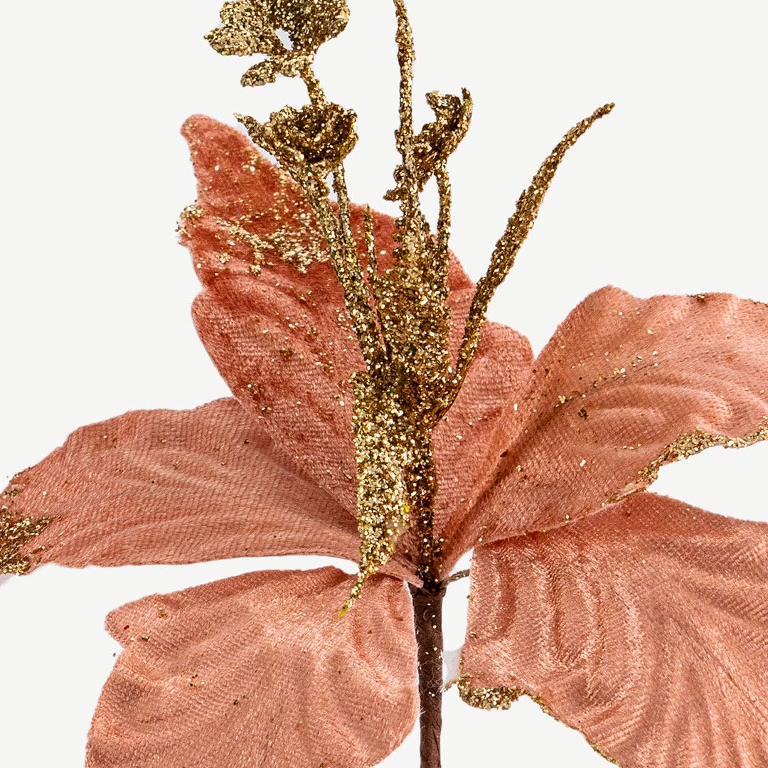 Christmas Decor Flower -Pastel Pink