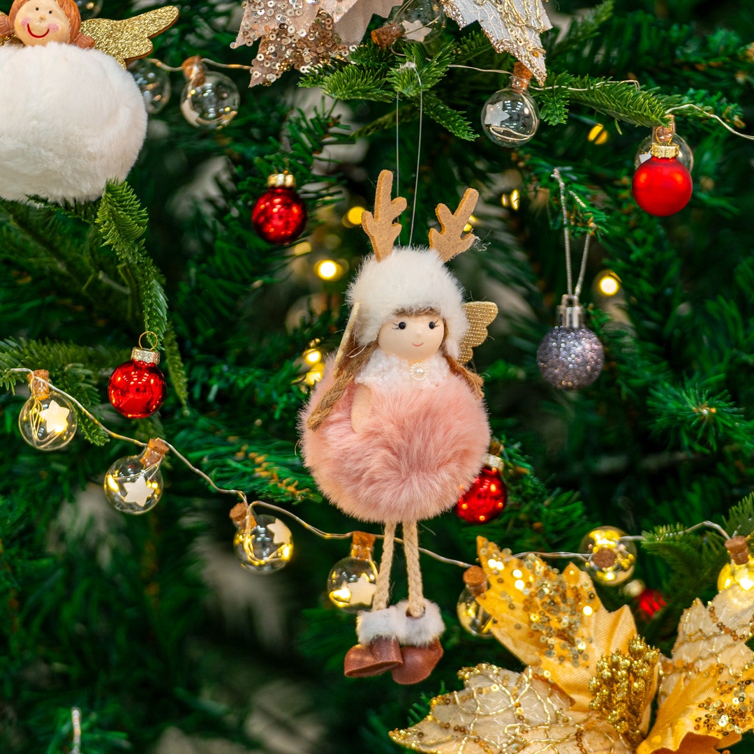 Christmas Decoration Angel -Pastel Pink