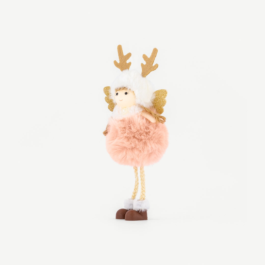 Christmas Decoration Angel -Pastel Pink