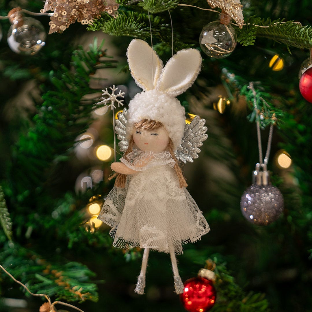 Christmas Decoration Angel -White