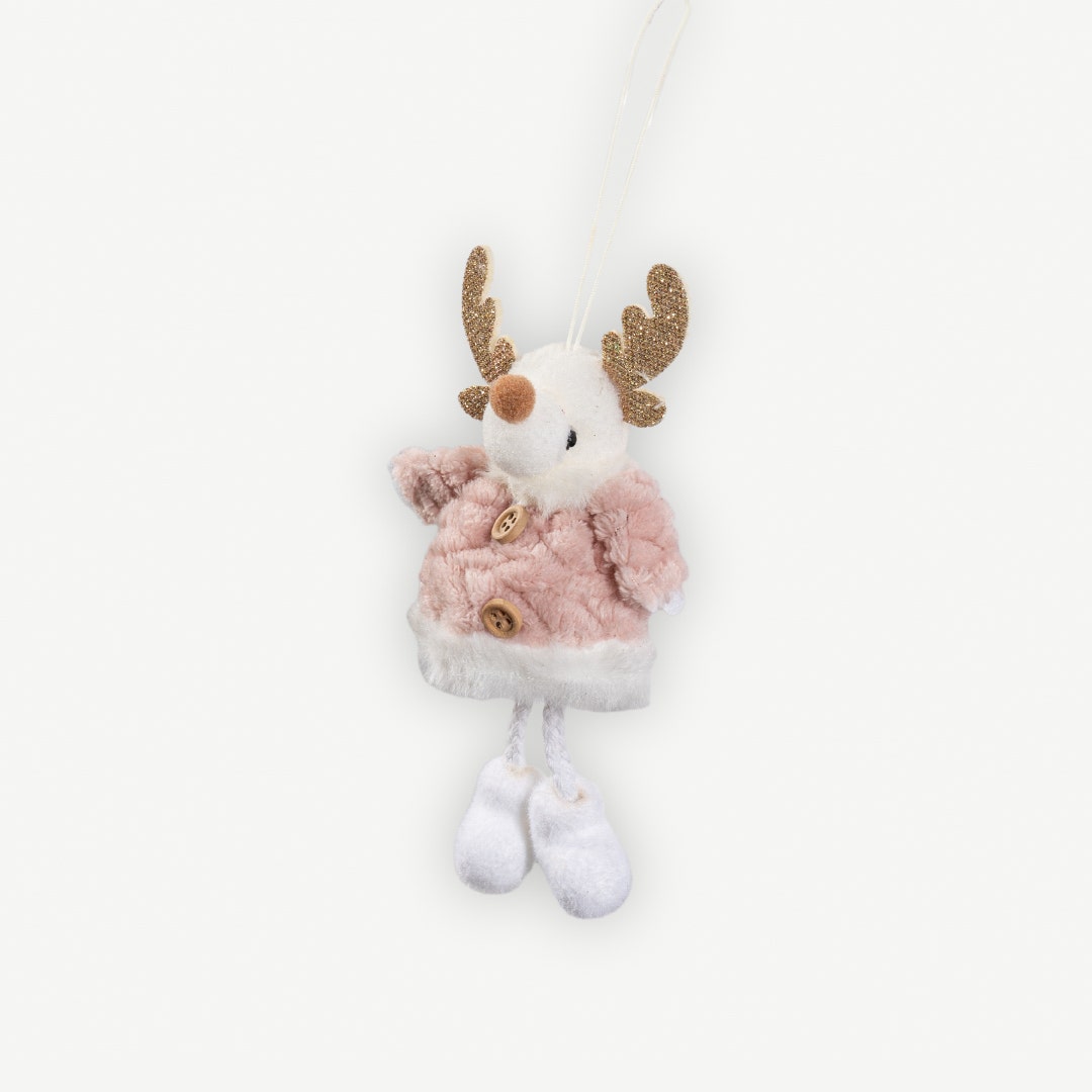 Christmas Decoration Reindeer -P/Pink