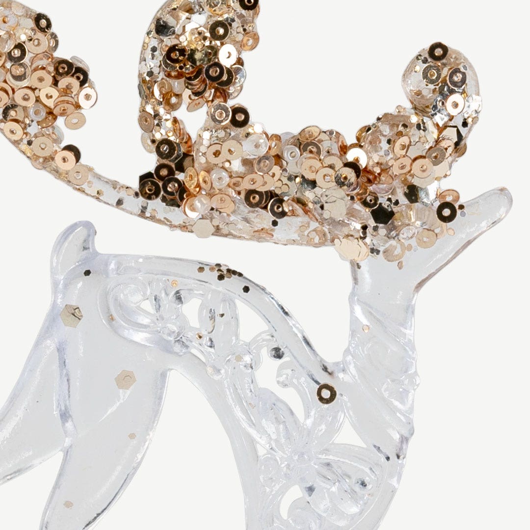 ديكور غزال كريسماس المعلقة