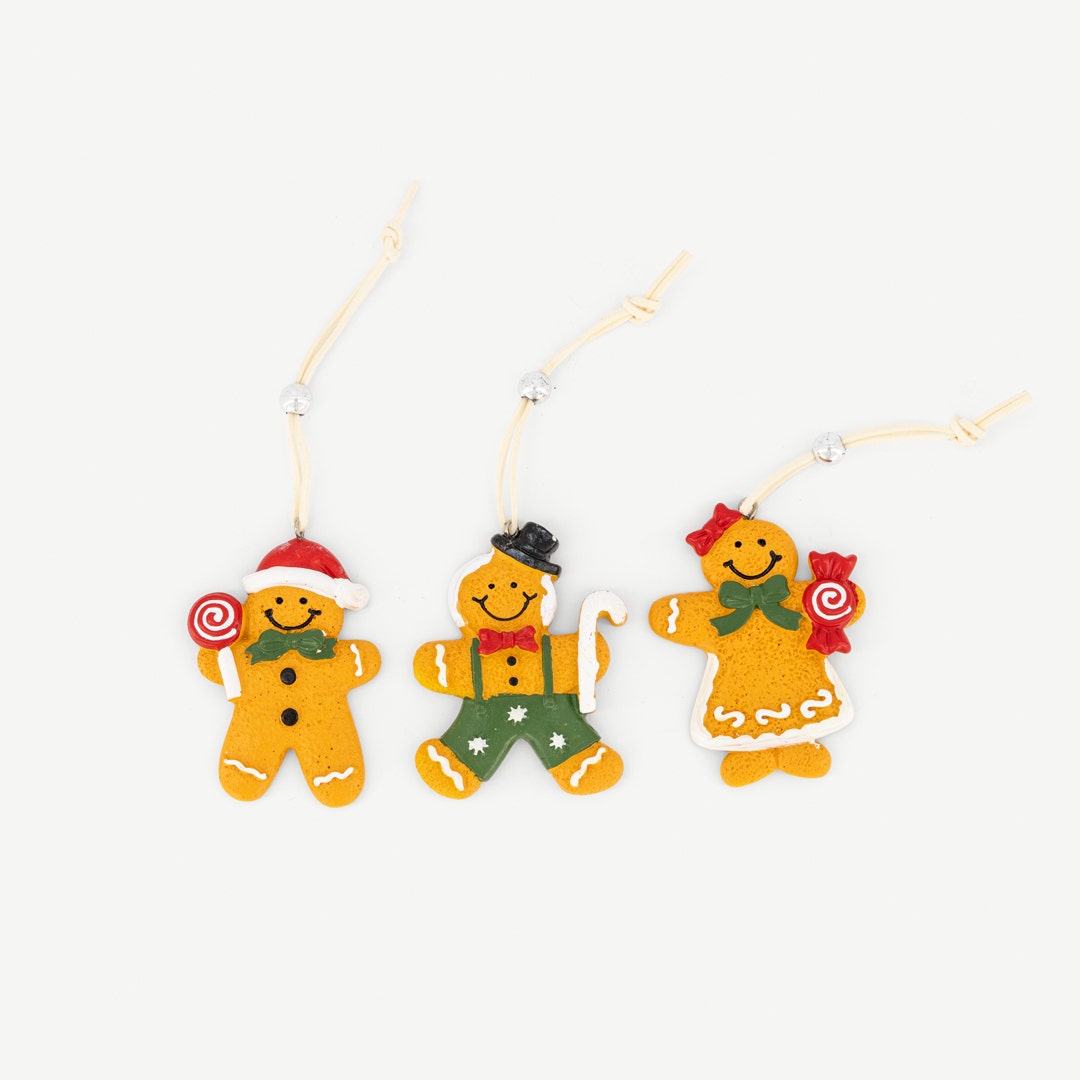 طقم خبز الزنجبيل لكريسماس من 3 قطع