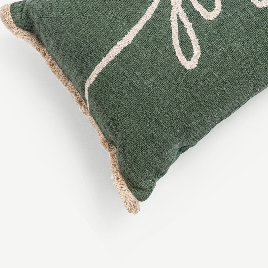 Christmas Joy Mistletoe Cushion