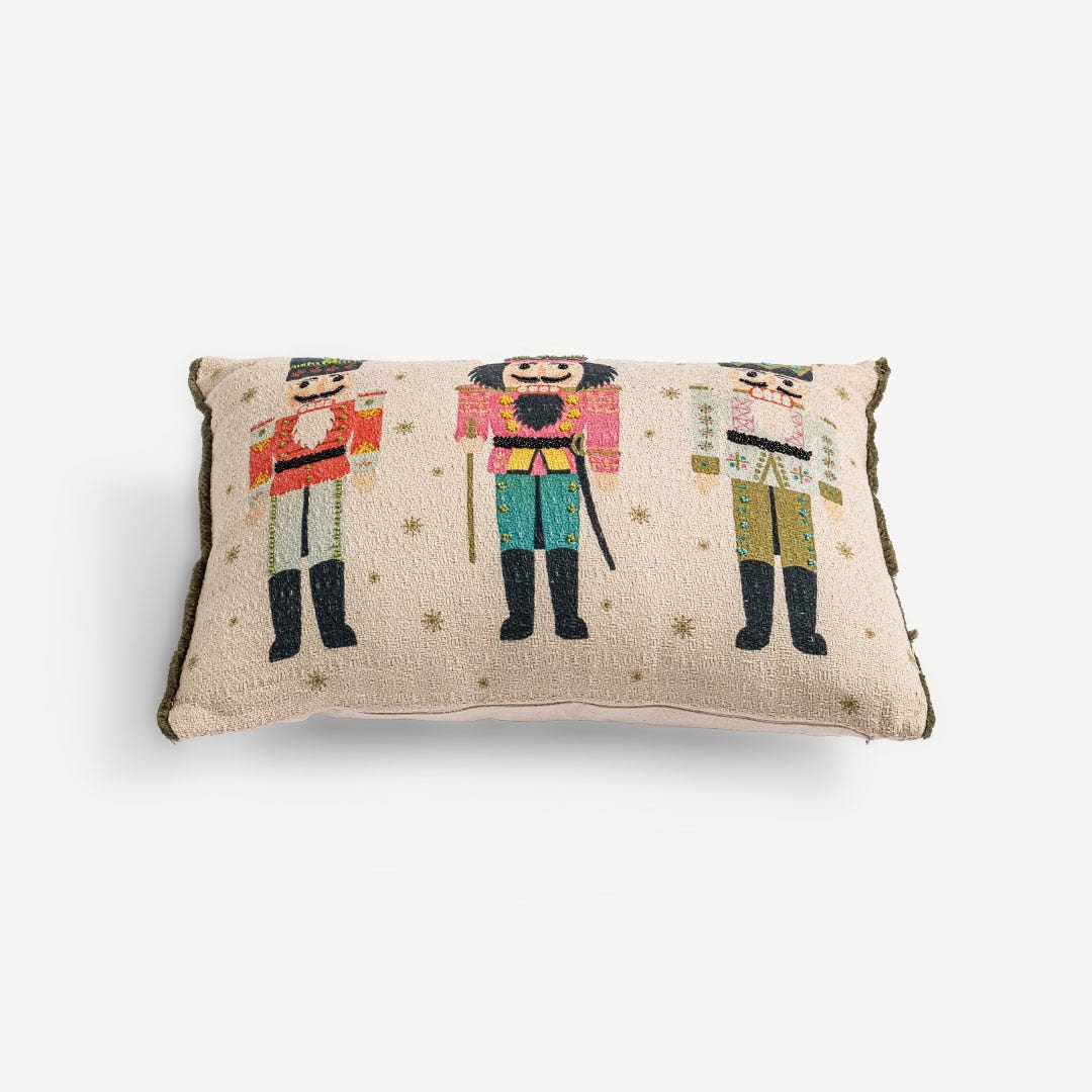 Christmas Nutcracker Cushion
