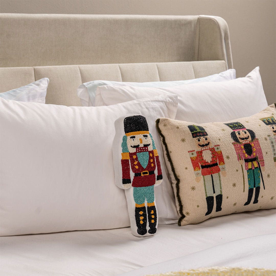Christmas Nutcracker Shape Cushion