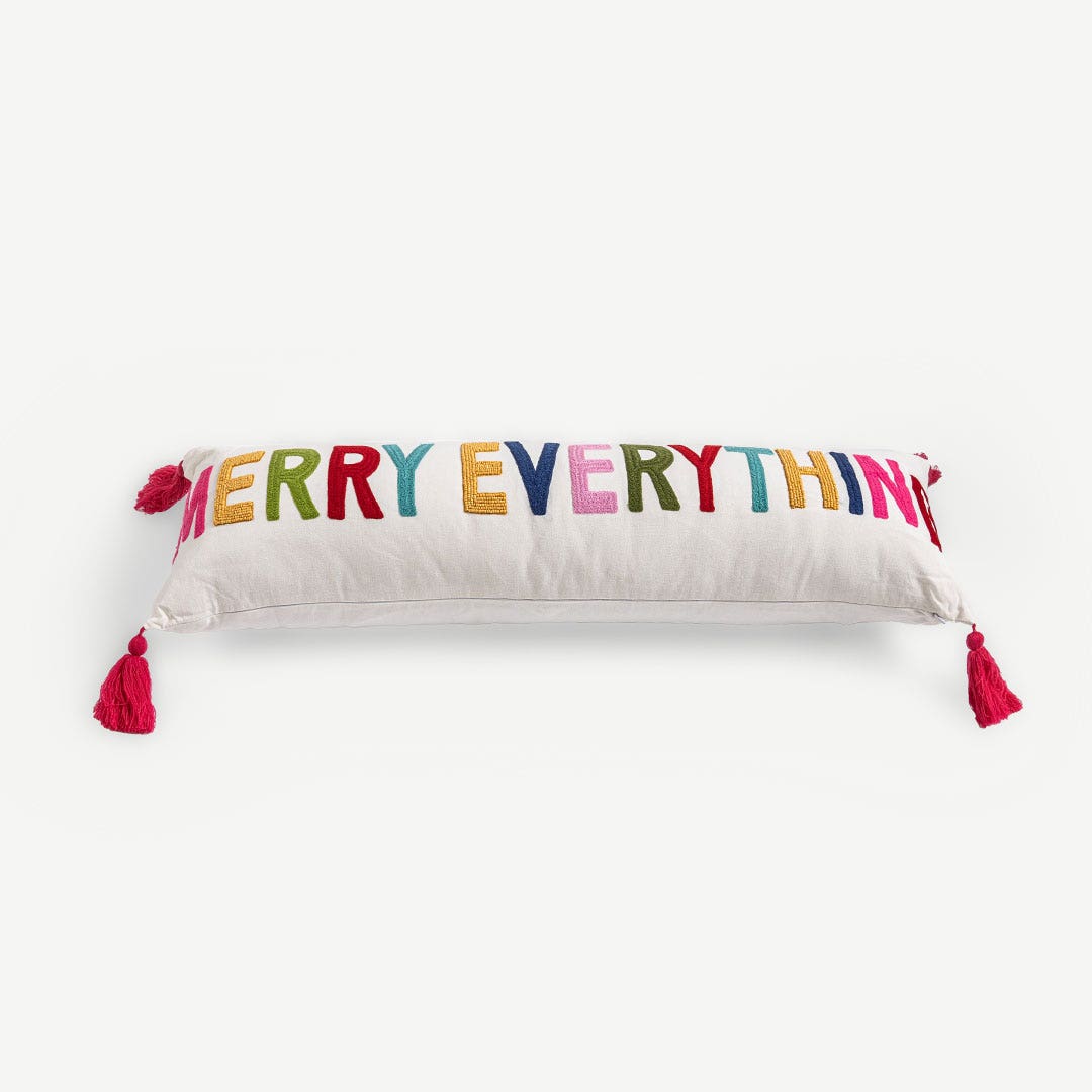 Christmas Scripted Cushion