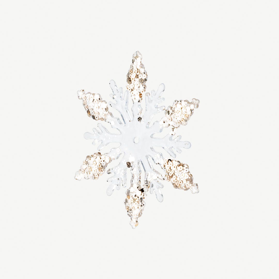 كريسماس ديكور معلق على شكل رقائق ثلج