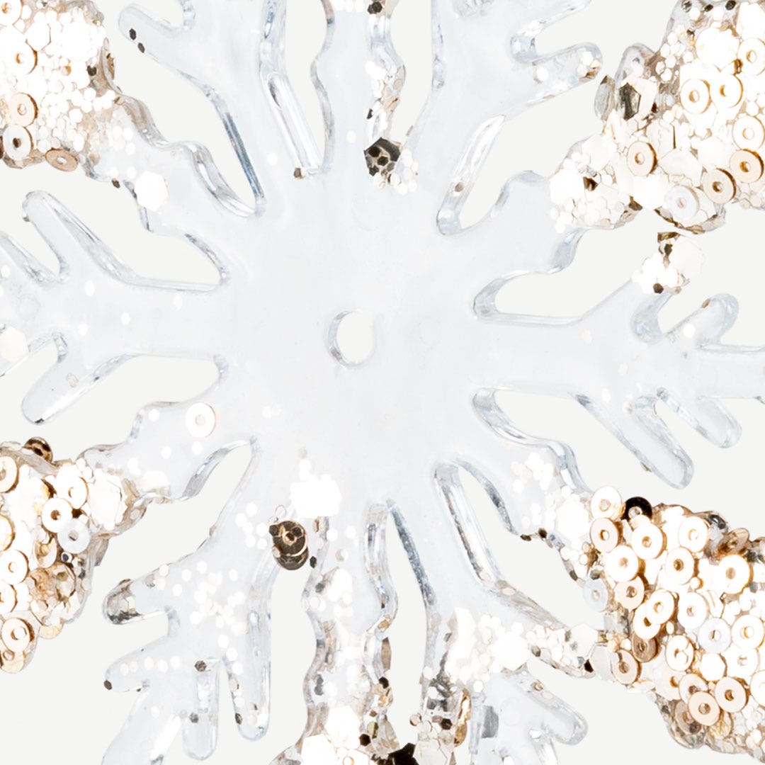 كريسماس ديكور معلق على شكل رقائق ثلج