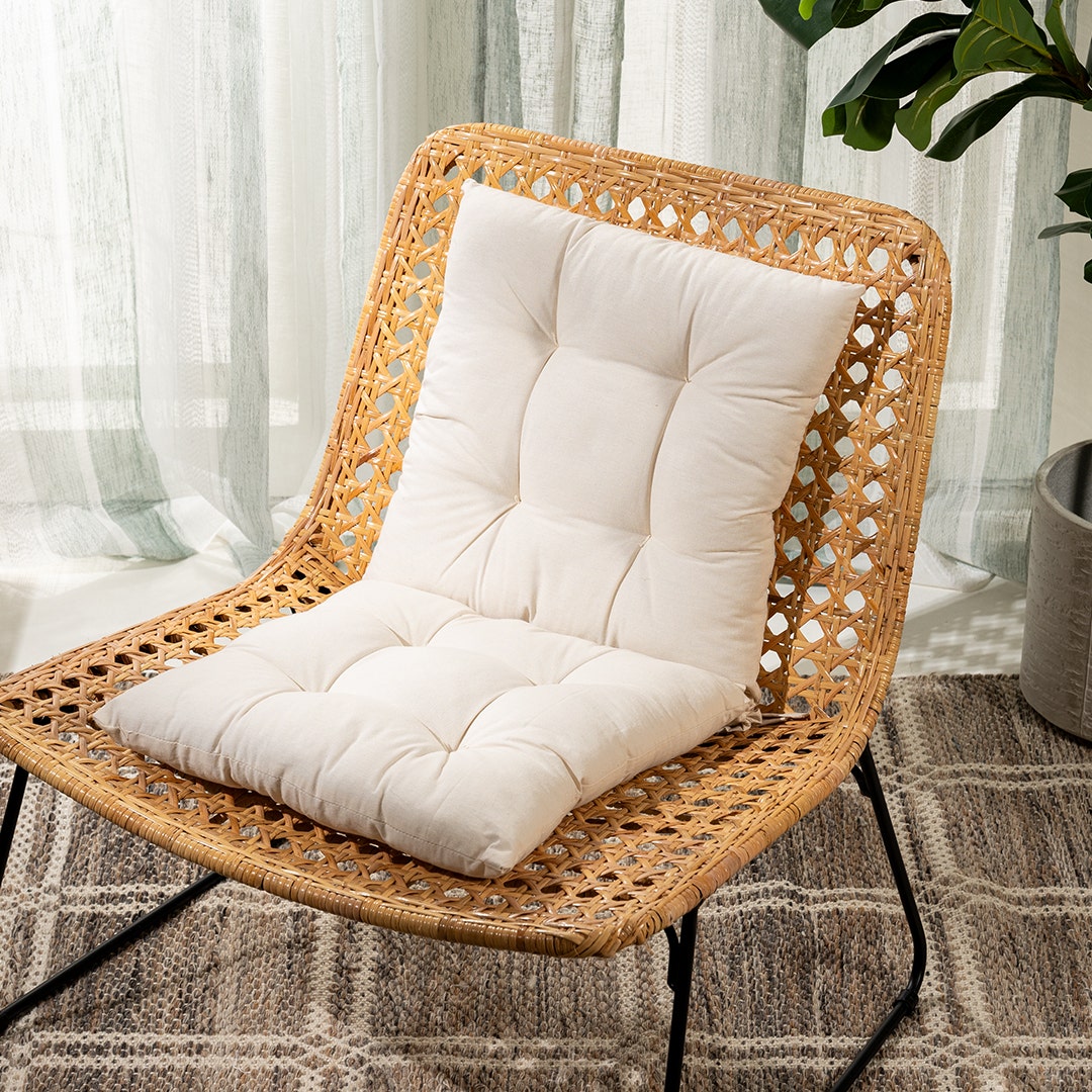 Ivory chair pads clearance