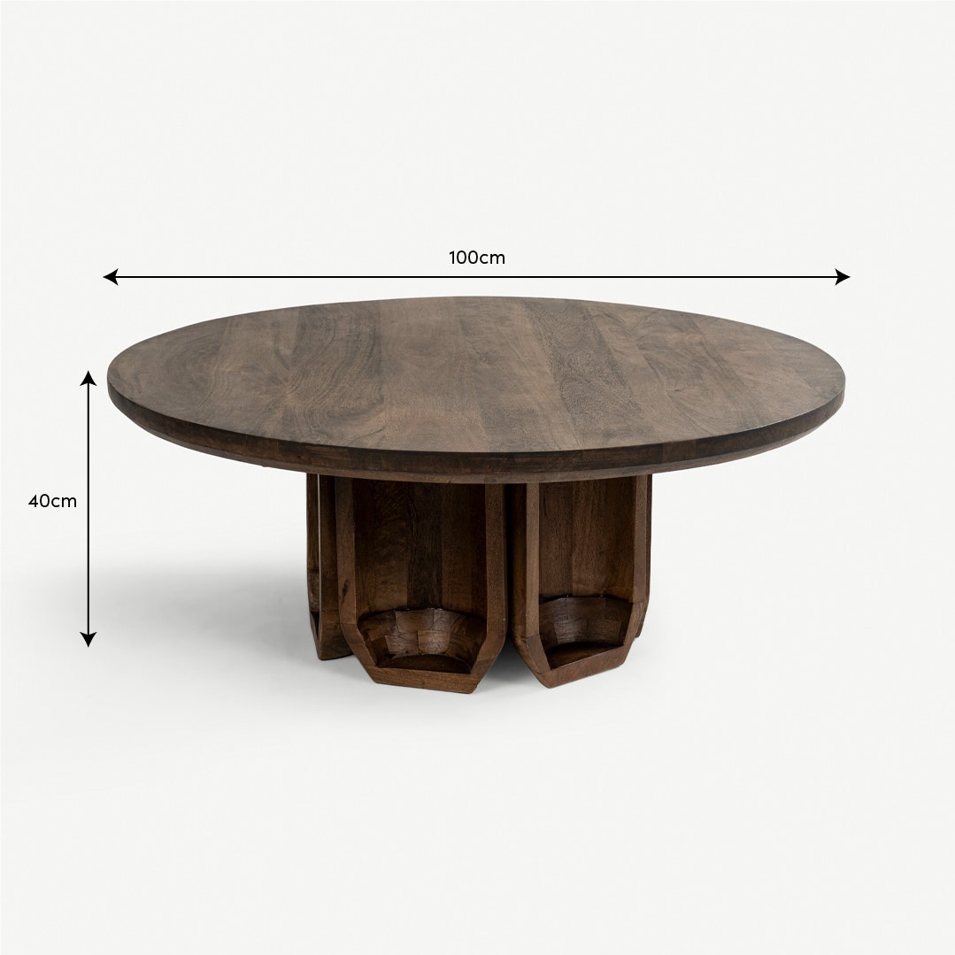 Clover Coffee Table Brown