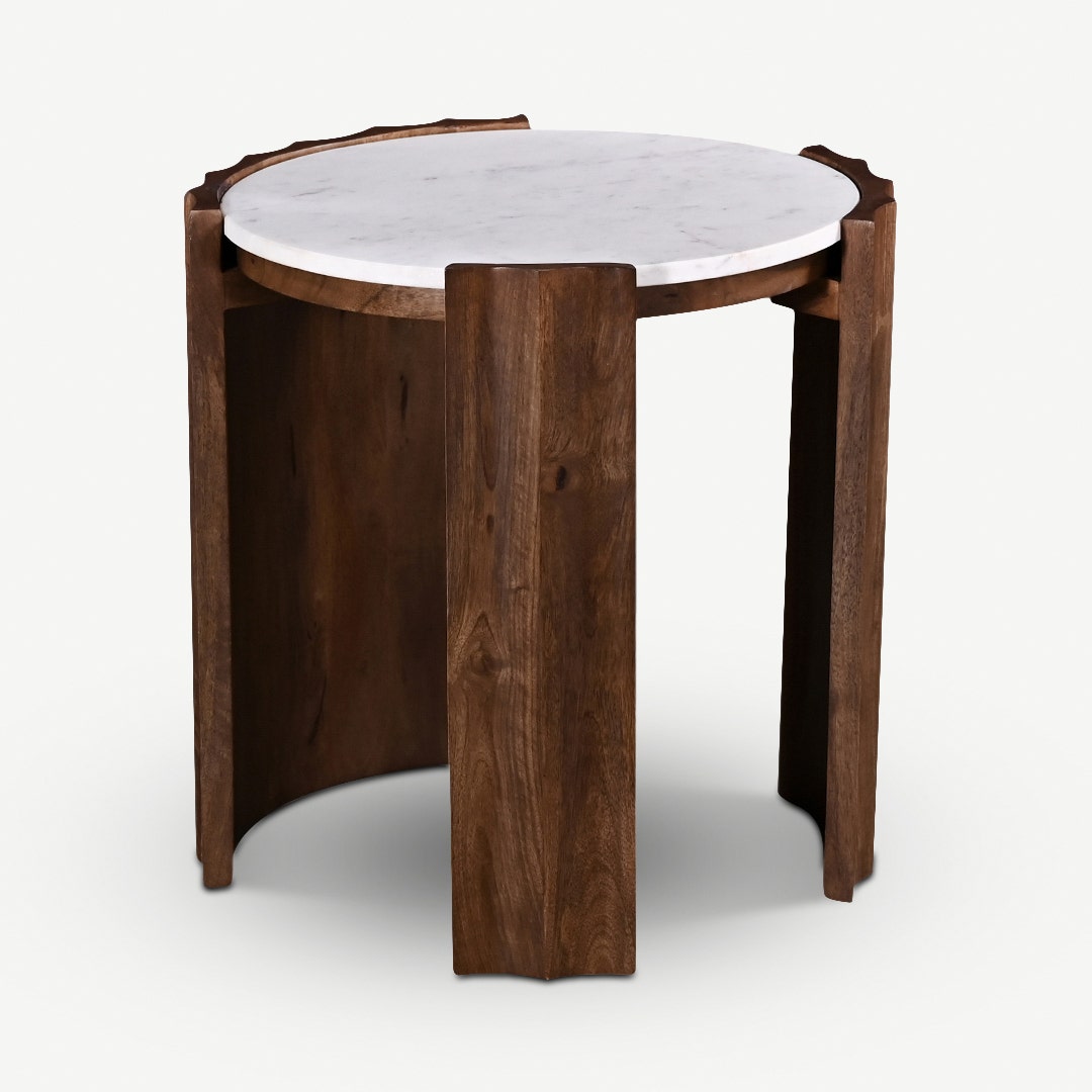 Marble cheap end tables