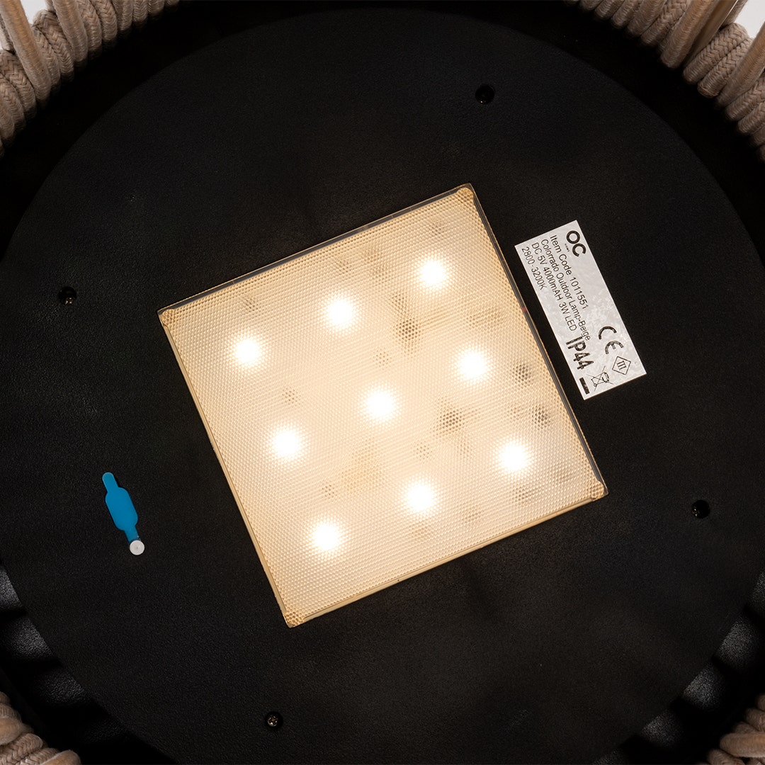 Colorado Outdoor Solar Lamp -Beige