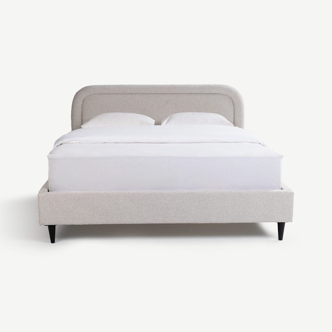 Coreil King Bed 180x200cm Beige