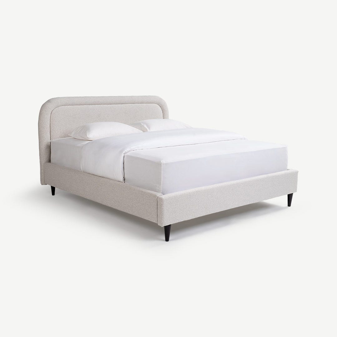Coreil King Bed 180x200cm Beige
