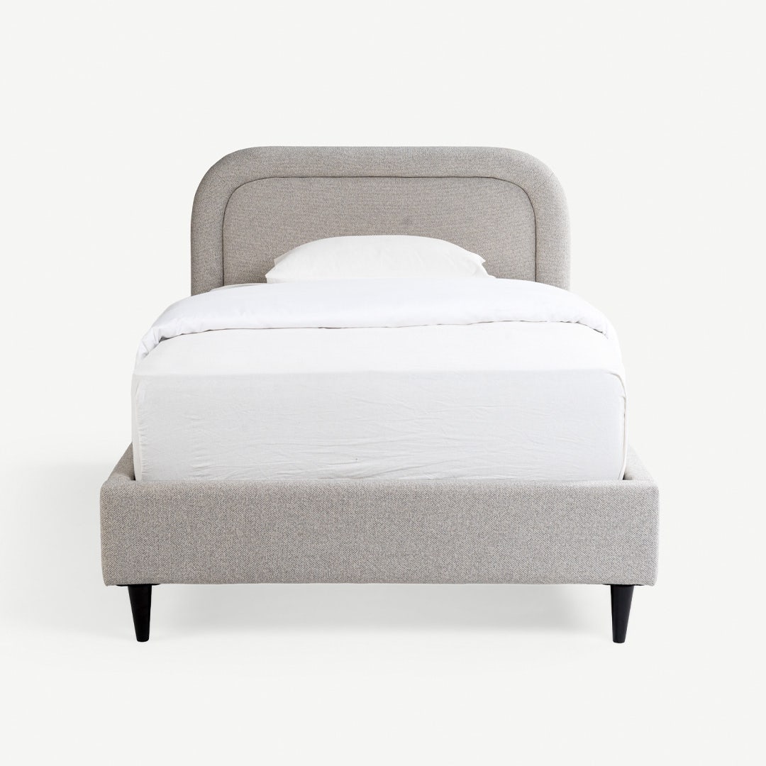 Coreil Twin Bed 120x200cm Beige