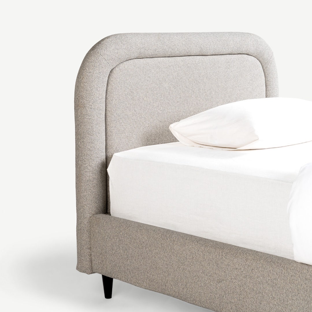 Coreil Twin Bed 120x200cm Beige