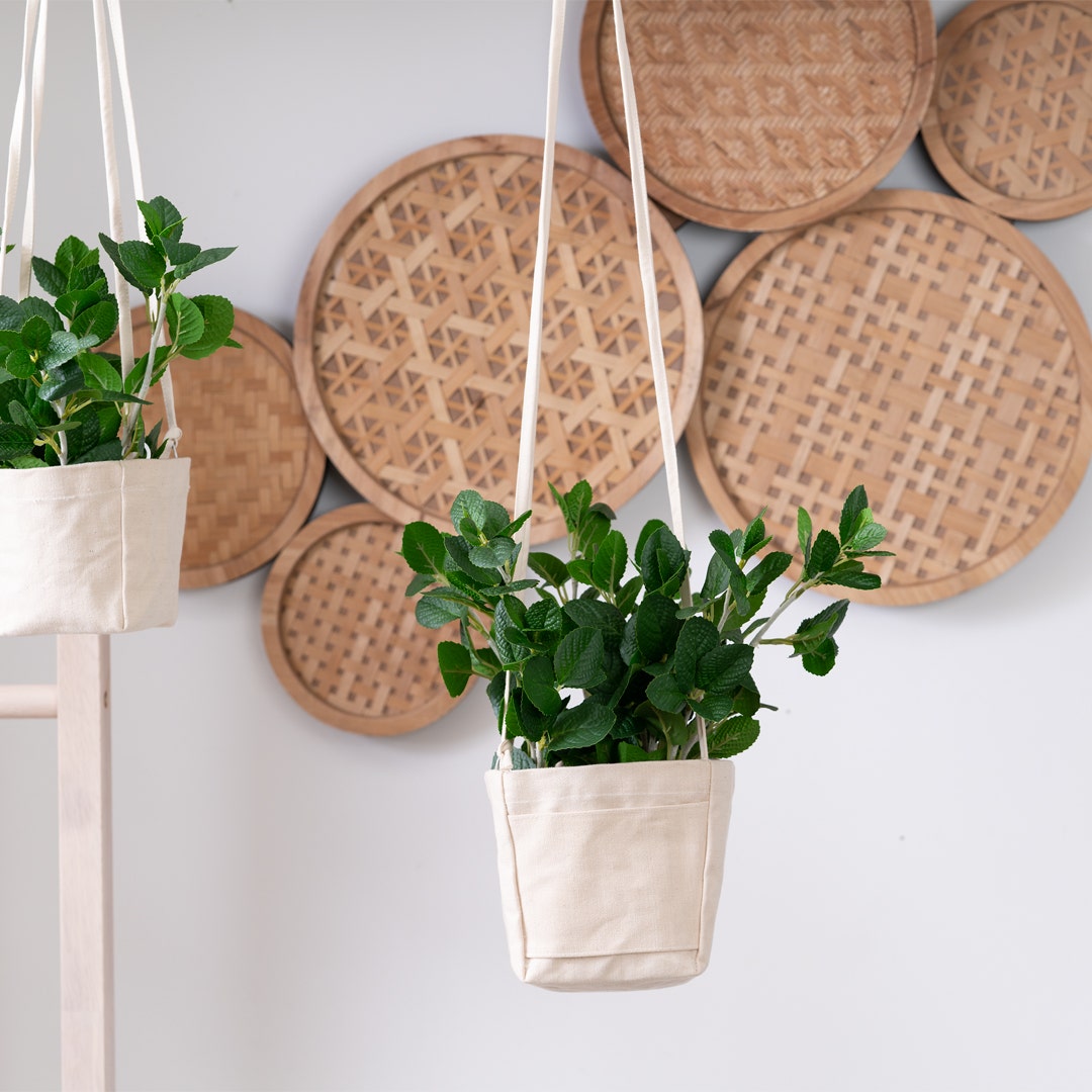 Corey Hanging Canvas Planter 15cm