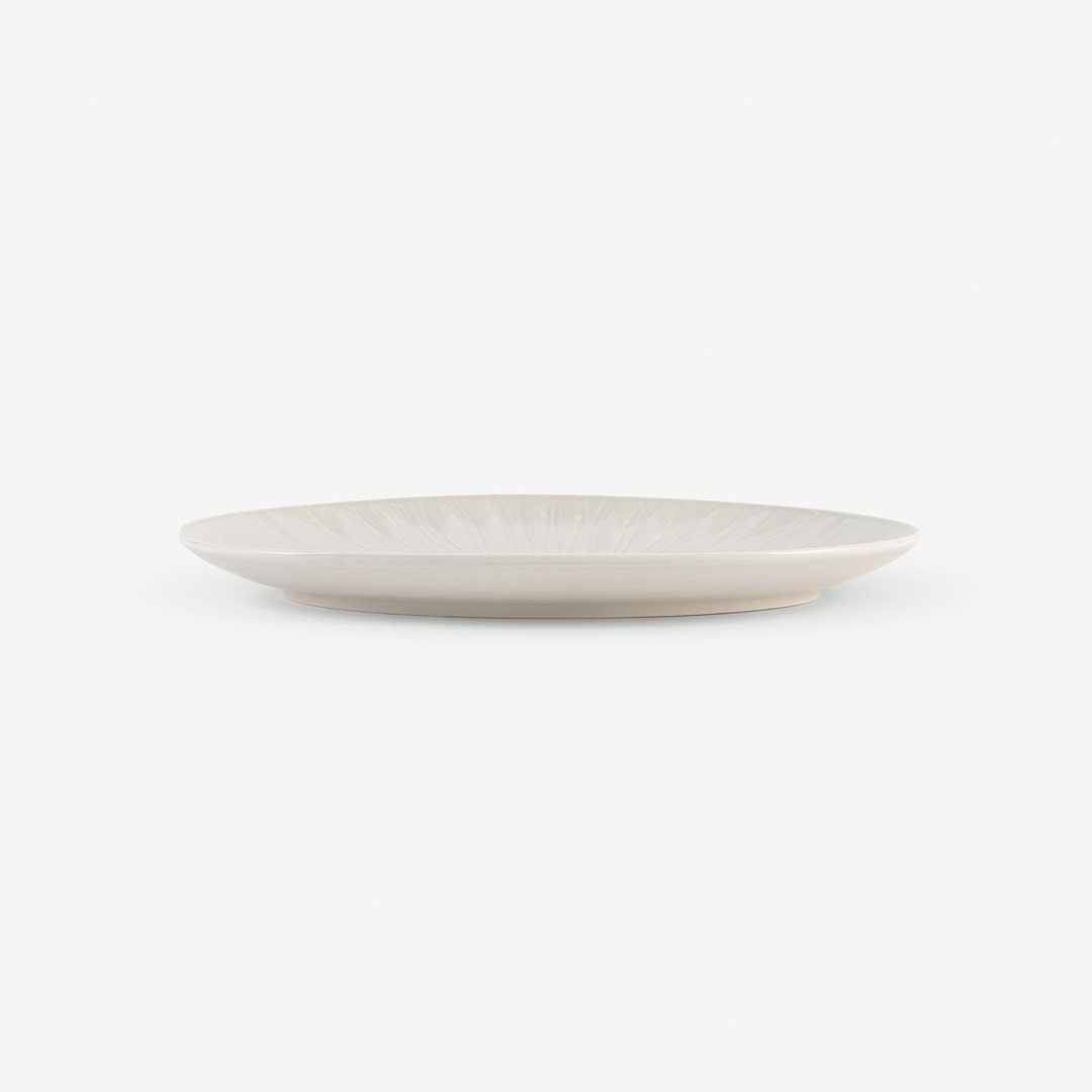 Corinna Oval Platter Pastel Grey -30.5cm