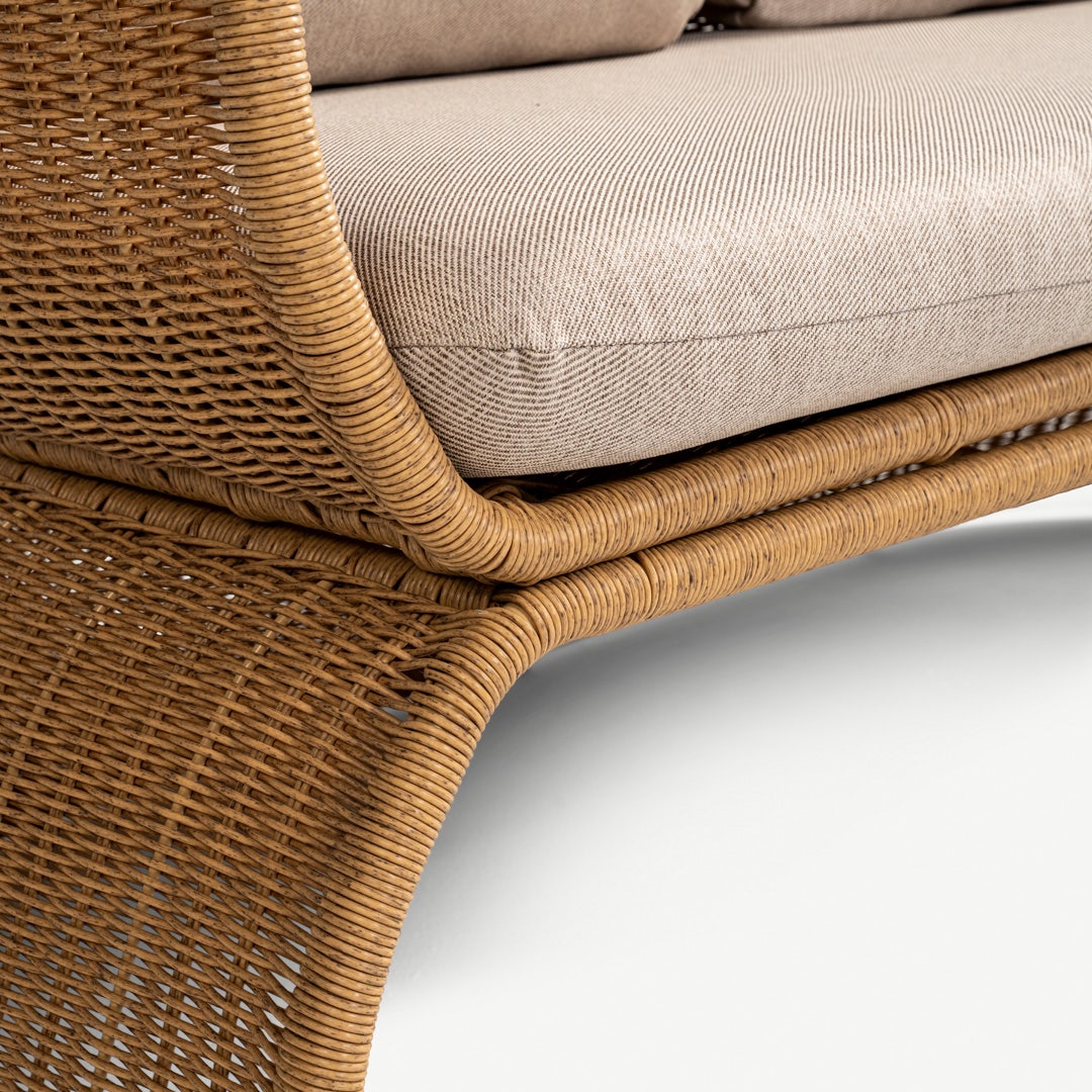 Cornelio 2 Seater Outdoor Sofa Beige