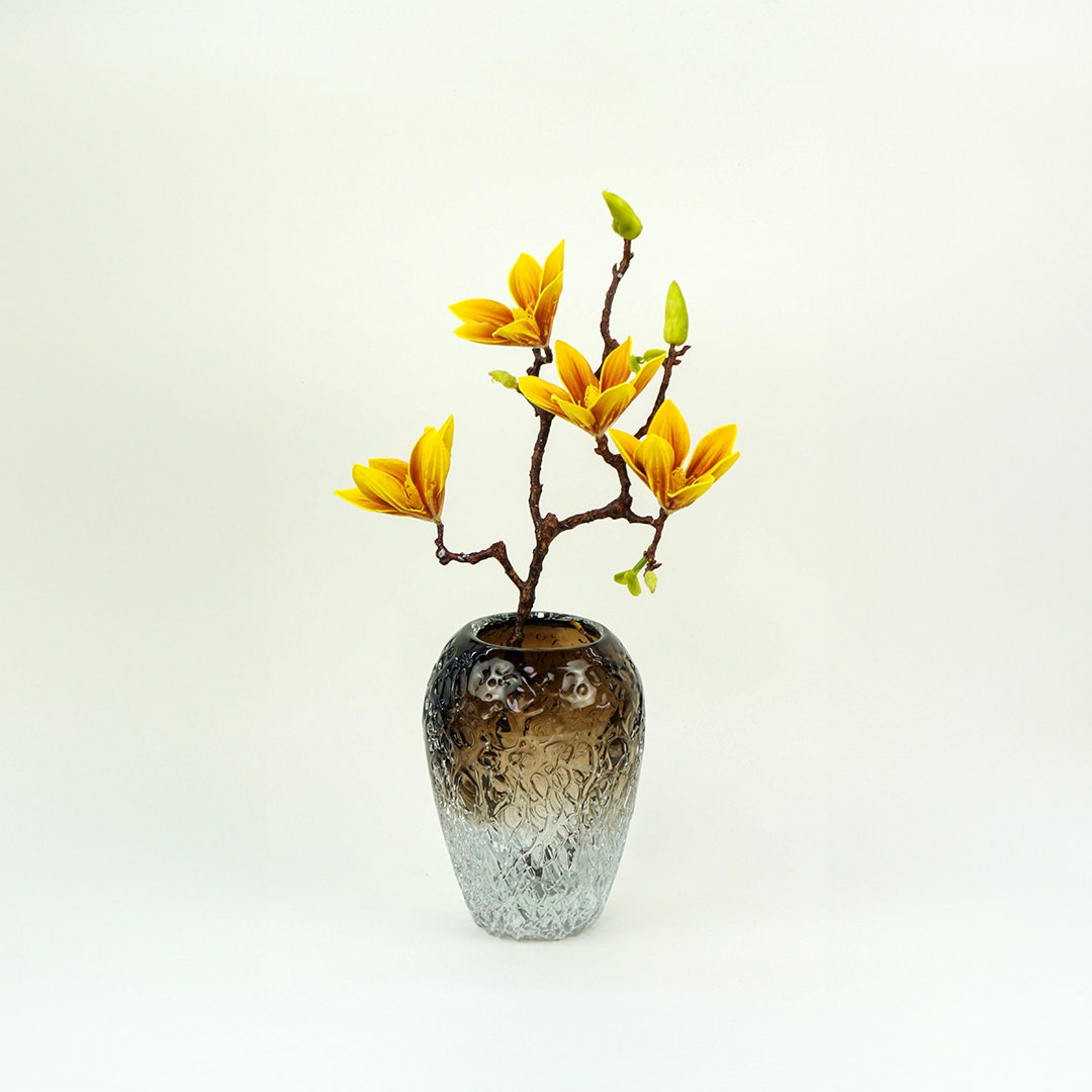 مزهرية زجاجية ديكور كريستال - صغير