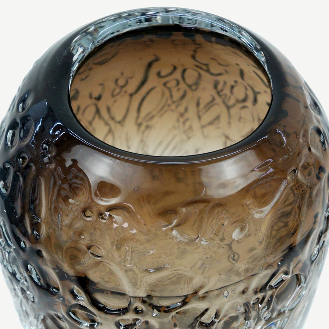 مزهرية زجاجية ديكور كريستال - صغير