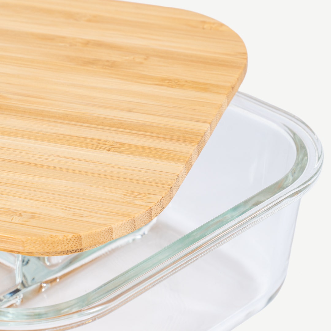 Dalie Glass Food Container with 3 Dividers