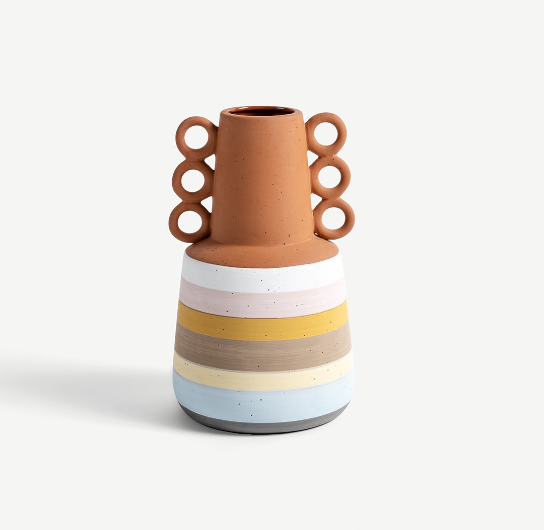 Dallie Hand Painted Ring Vase