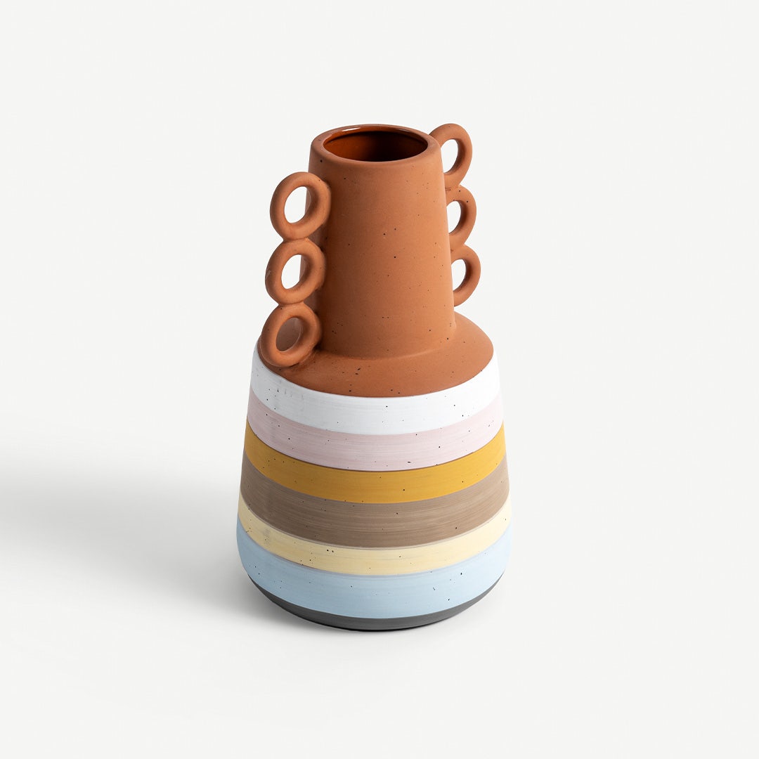 Dallie Hand Painted Ring Vase