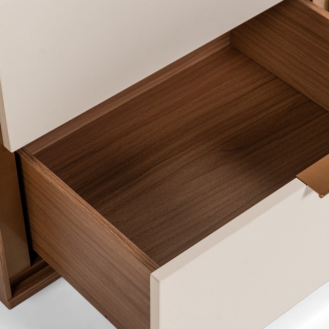 Daniq Bedside Table Brown