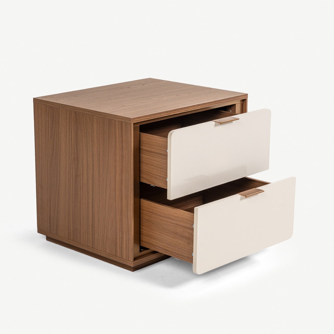 Daniq Bedside Table Brown