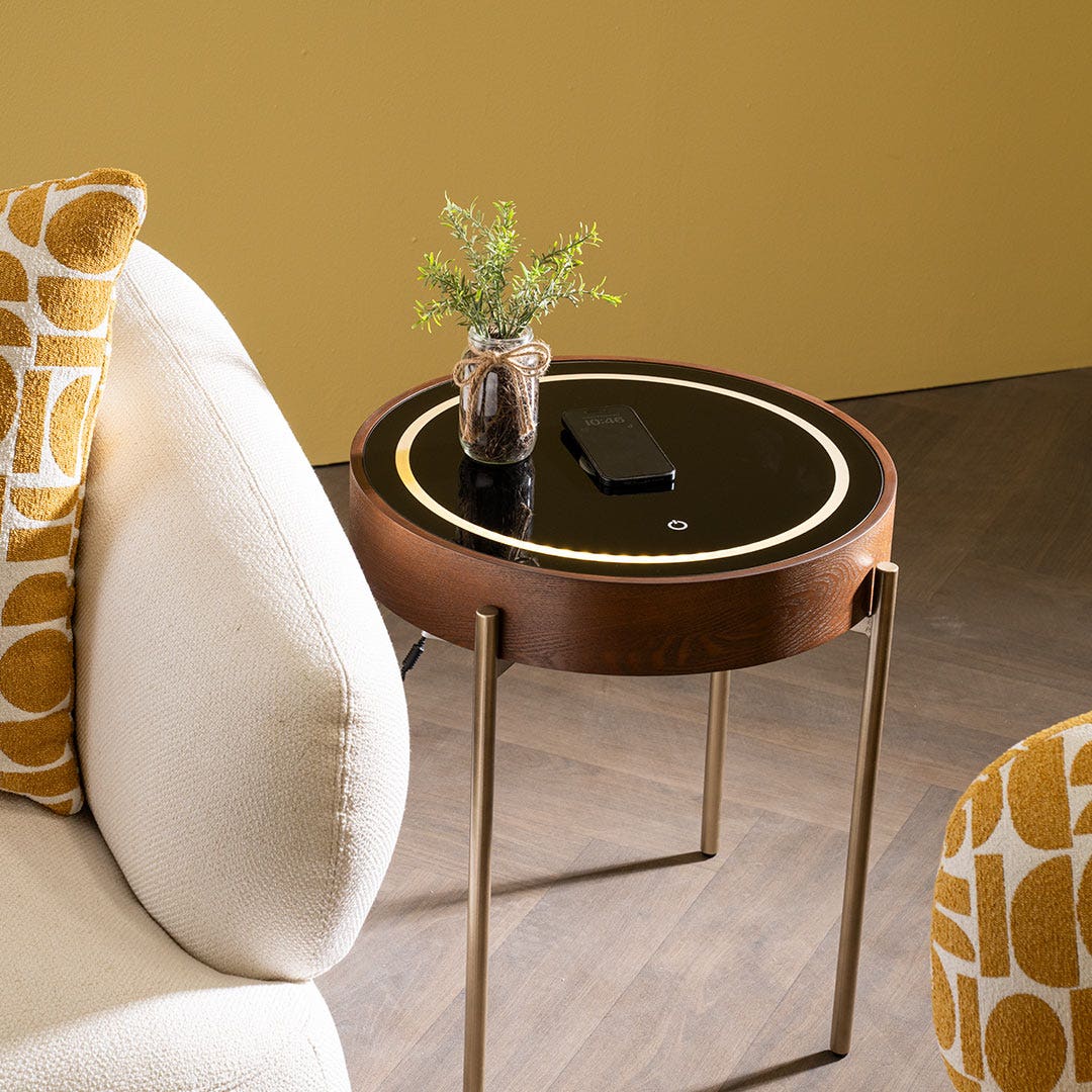 Dara End Table Black