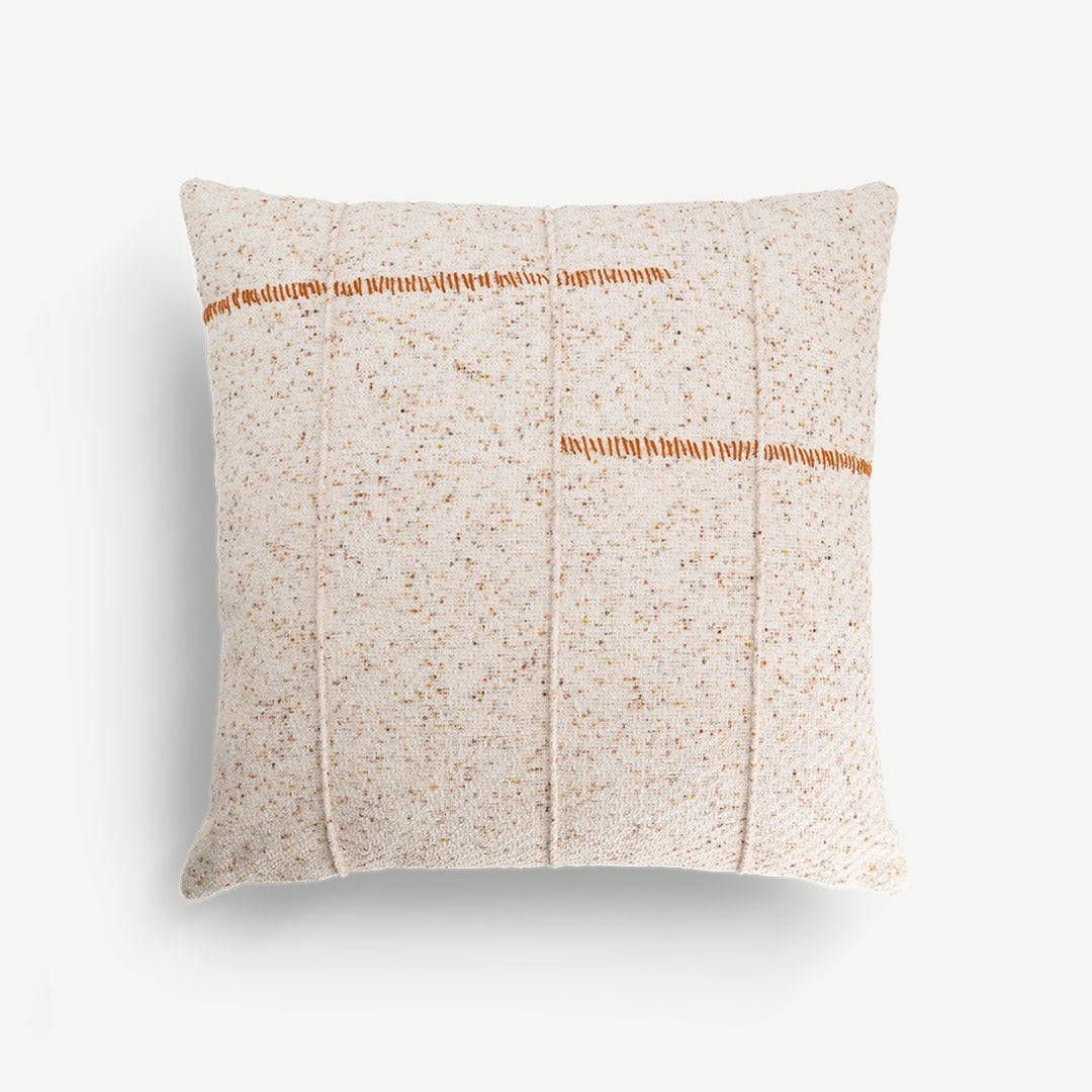 Darlie Filled Cushion Ivory- 45x45cm