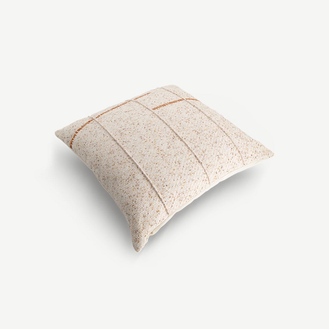 Darlie Filled Cushion Ivory- 45x45cm