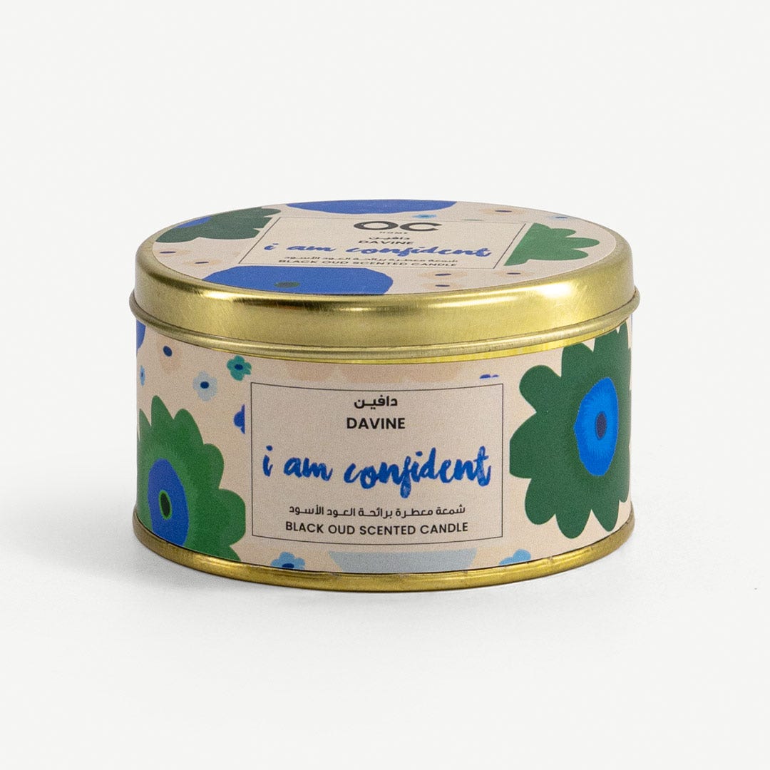 Davine Tin Candle-Black Oud