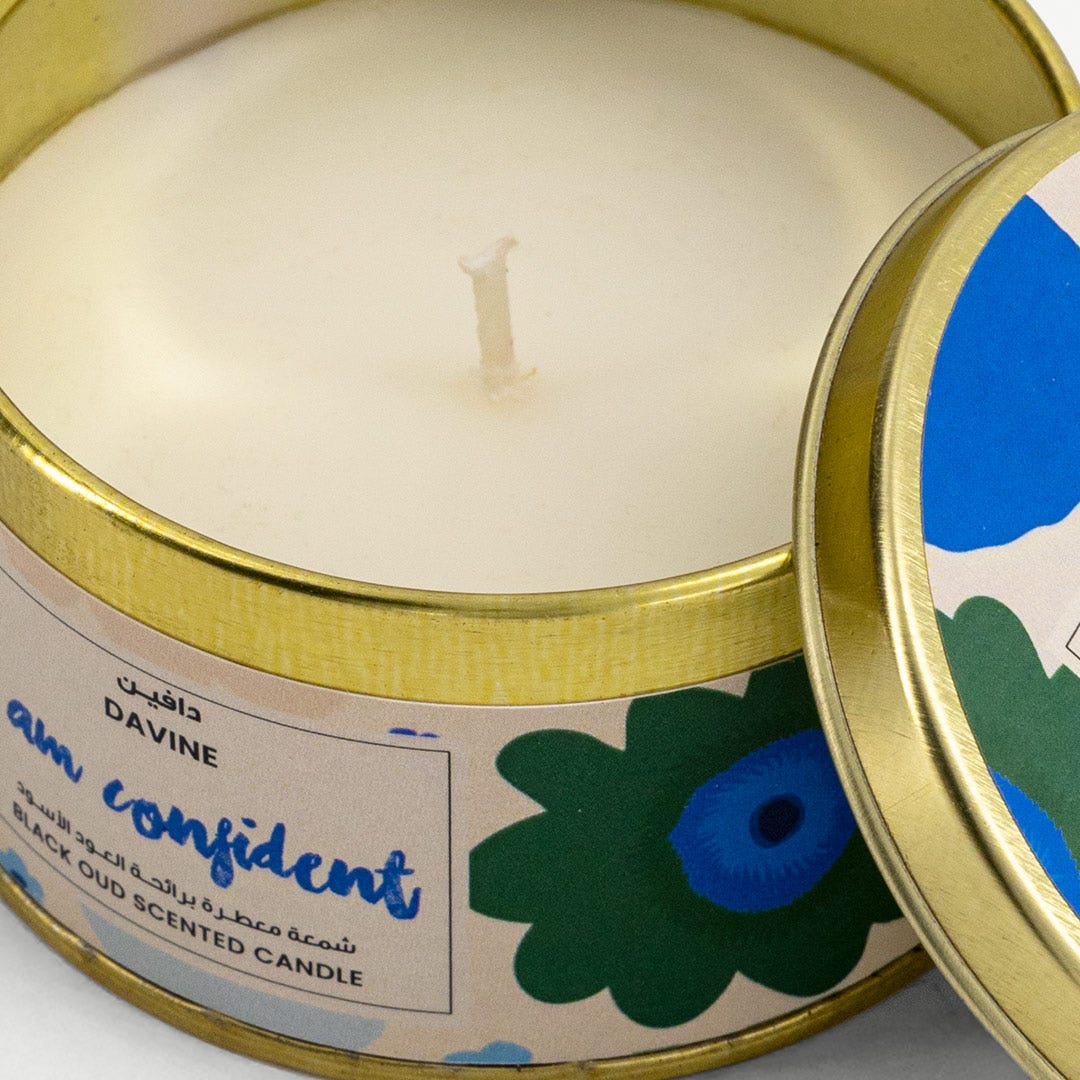 Davine Tin Candle-Black Oud