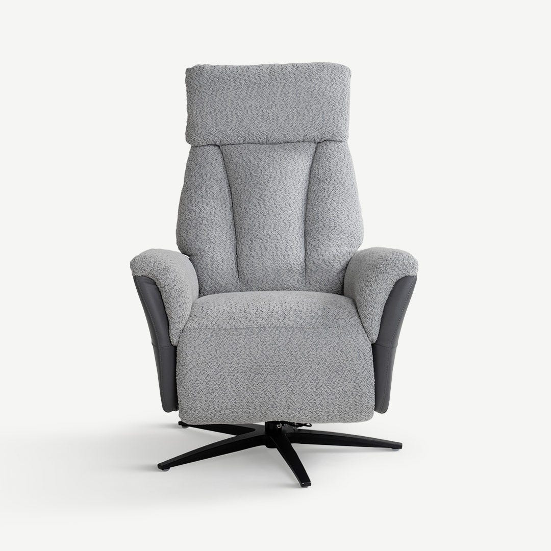 Demopolis Power Swivel Recliner Grey