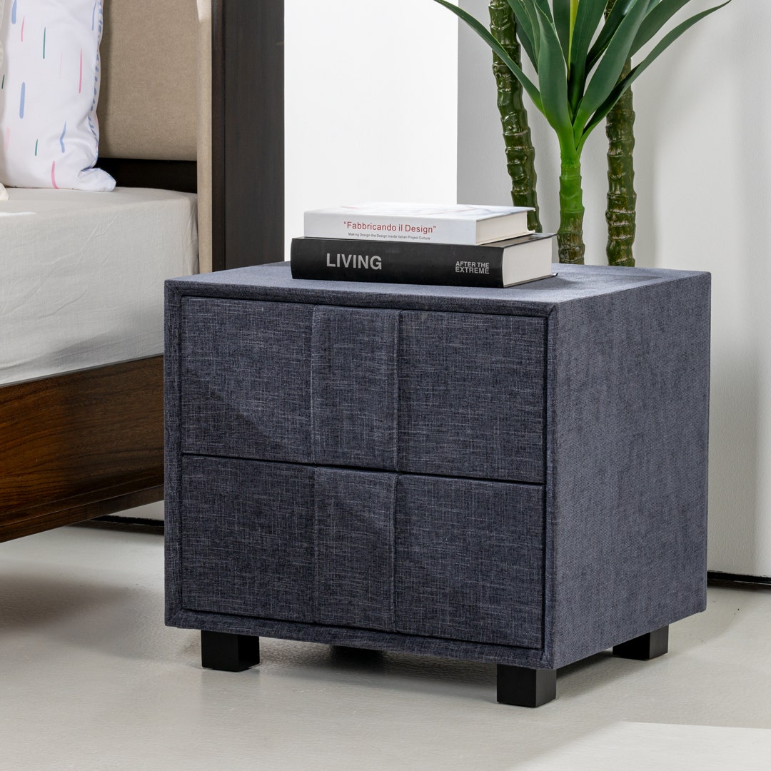 Navy dresser and nightstand cheap