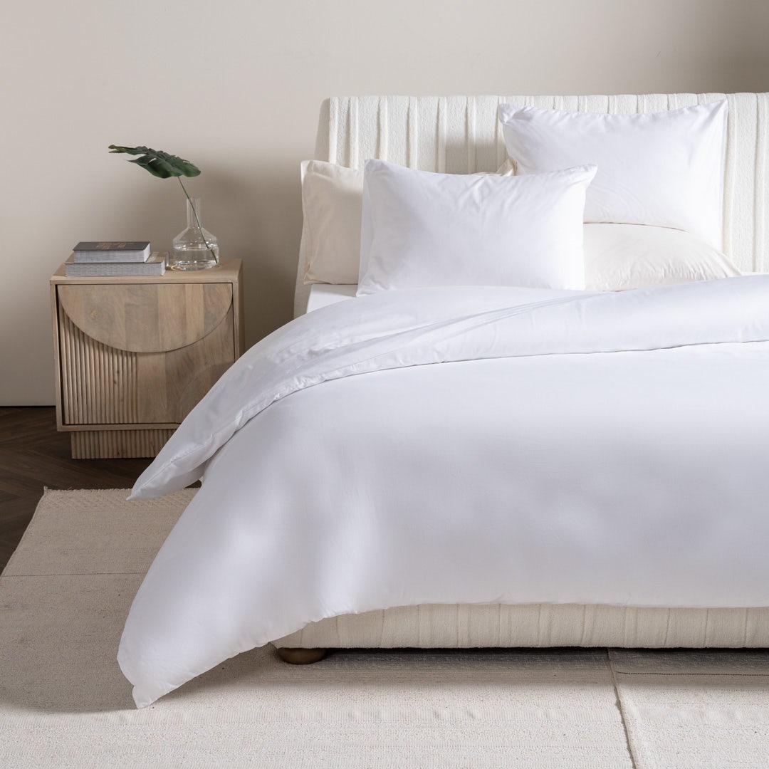 Detox Duvet Cover Set 160x200cm -White